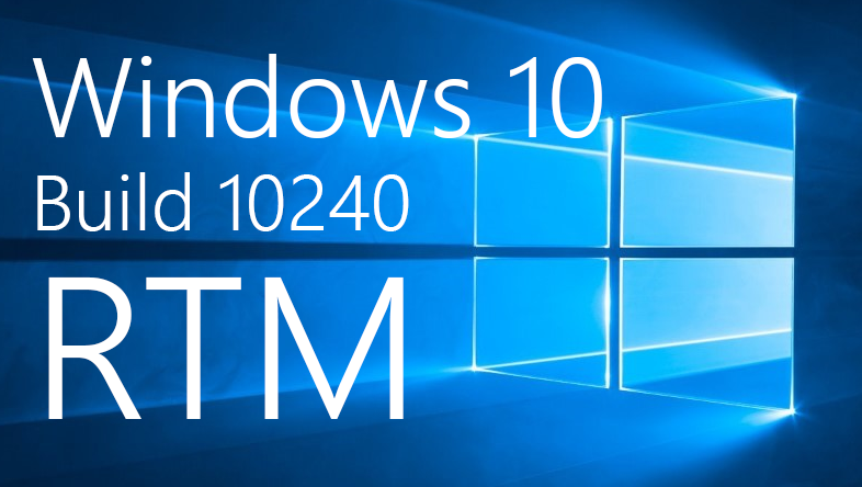 Windows 10 rtm что такое rtm